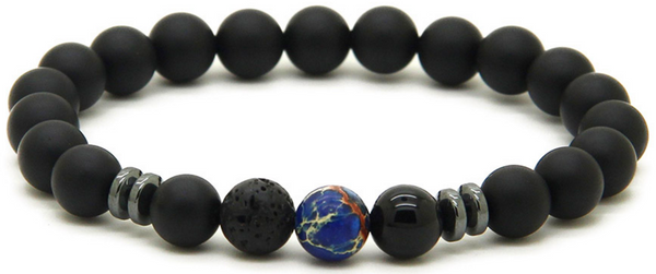 Black Agate Stone Bracelet