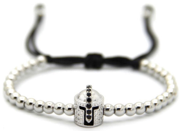 18kt Warrior Helmet Bracelet