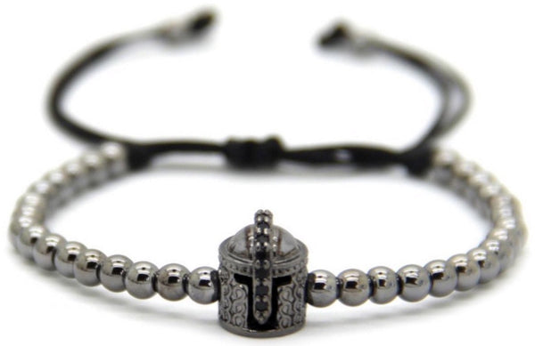 18kt Warrior Helmet Bracelet