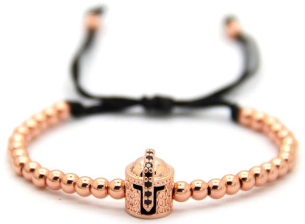 18kt Warrior Helmet Bracelet