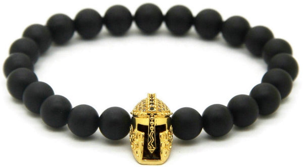 18kt Warrior Helmet Bracelet