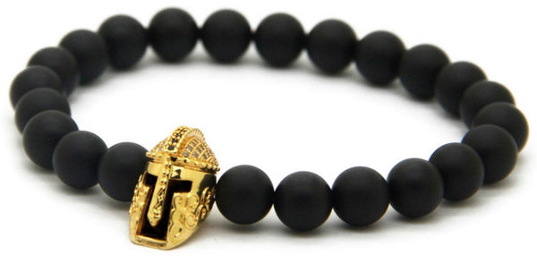 18kt Warrior Helmet Bracelet