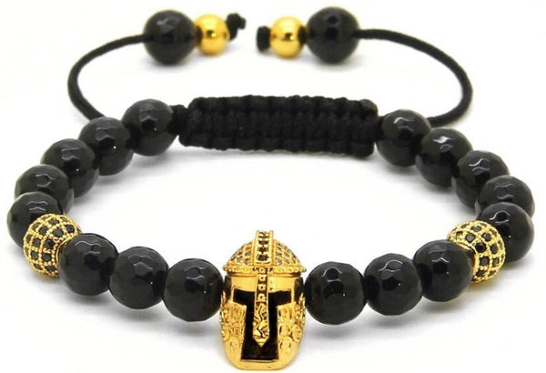 18kt Warrior Helmet Bracelet