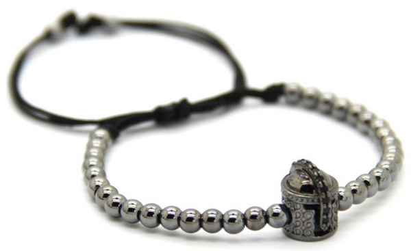 18kt Warrior Helmet Bracelet