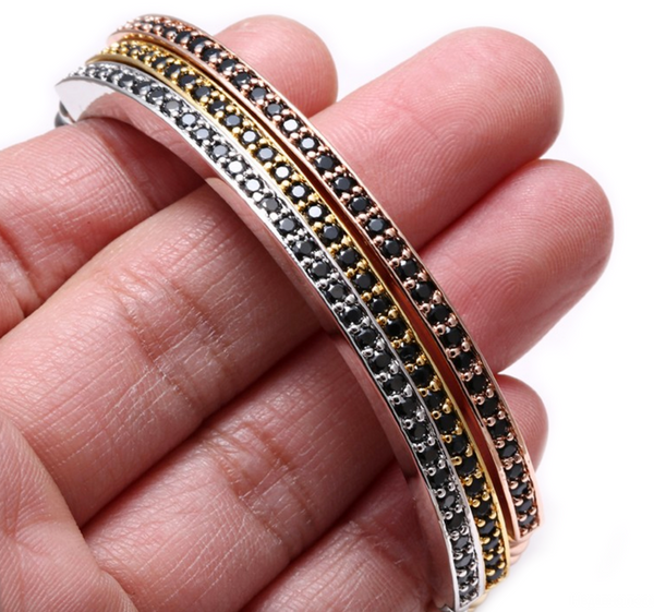 18kt Watch Protector Macrame Bracelet