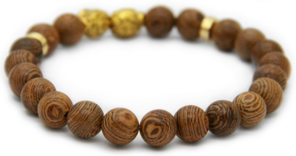 Wooden Skull Bracelet